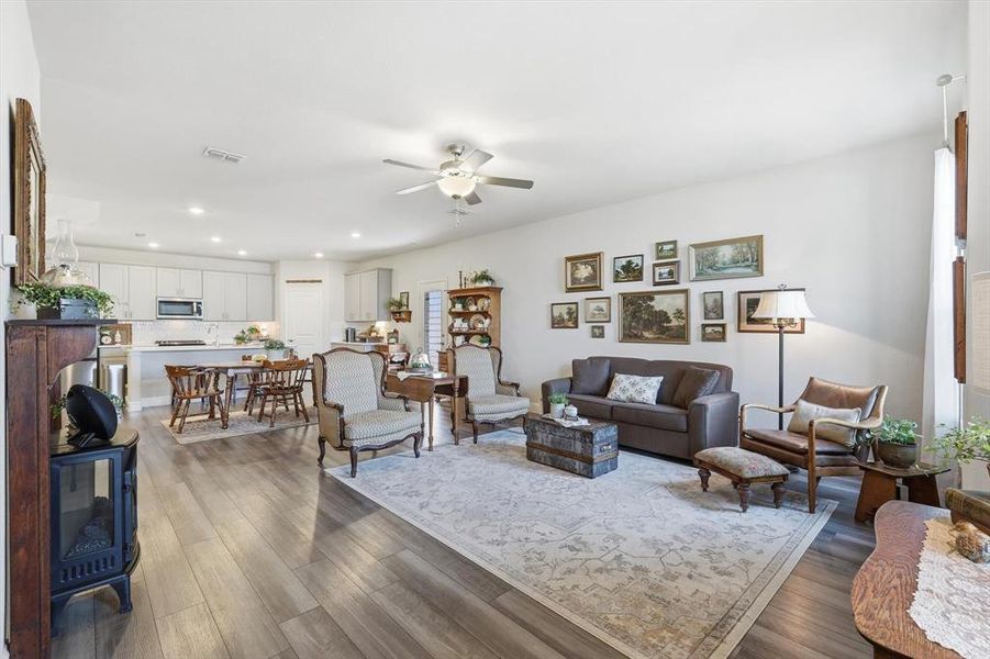 Furnished interior view inside a new home in Ashford Park - Cottage Series, Corinth (Image 6).