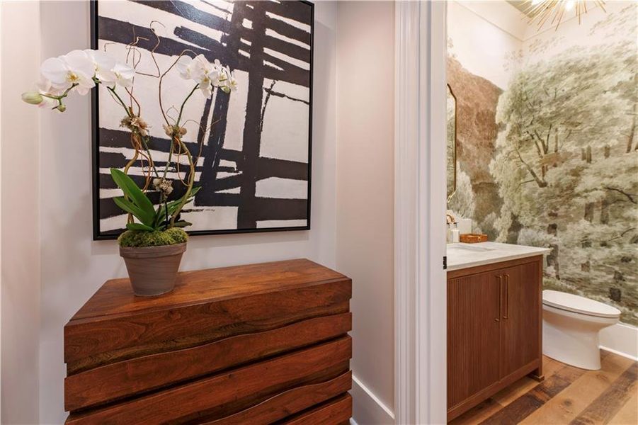 Furnished interior view inside a new home in , Atlanta (Image 10).