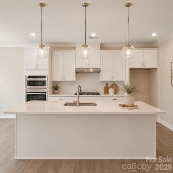 Furnished interior view inside a new home in , Charlotte (Image 5).