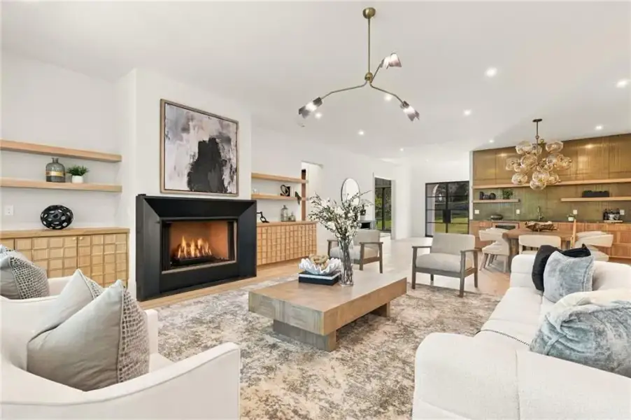 Furnished interior view inside a new home in , Sandy Springs (Image 51).