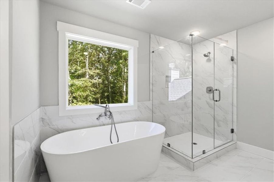 Furnished interior view inside a new home in , Statham (Image 6).