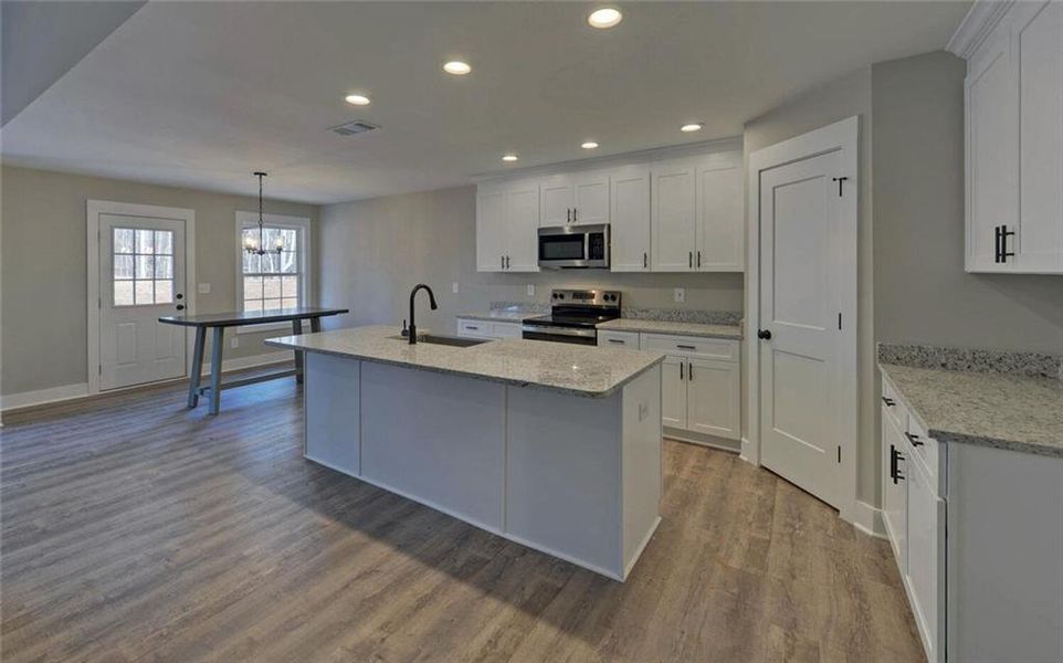 Furnished interior view inside a new home in , Lavonia (Image 14). Furnished interior view inside a new home in , Lavonia (Image 14).