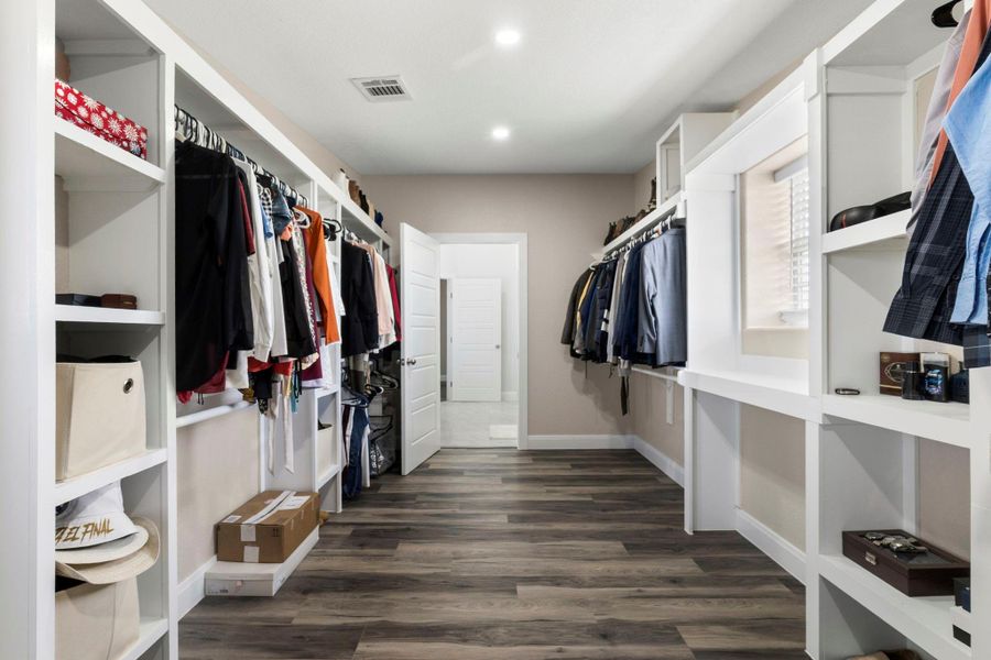 2nd floor primary closet