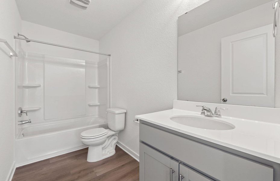 Furnished interior view inside a new home in Skyview, Belton (Image 5). Furnished interior view inside a new home in Skyview, Belton (Image 5).