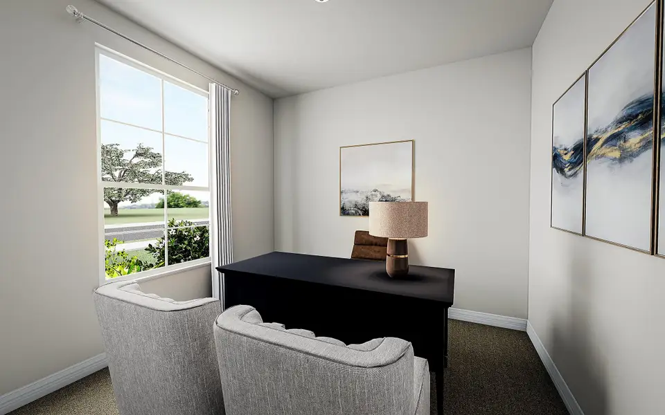 Furnished interior view inside a new home in Mason Woods, Cypress (Image 2). Furnished interior view inside a new home in Mason Woods, Cypress (Image 2).