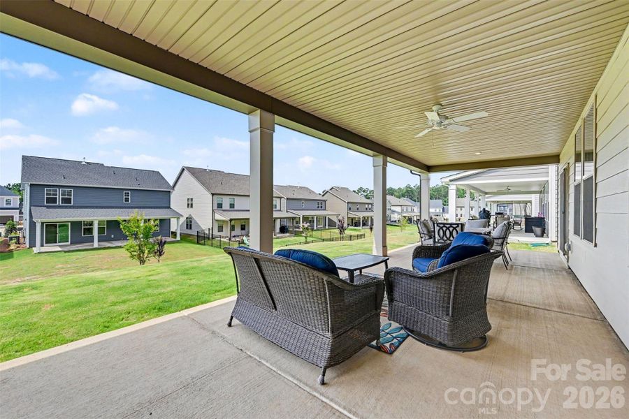 Exterior details and patio area of a home in , York (Image 4).