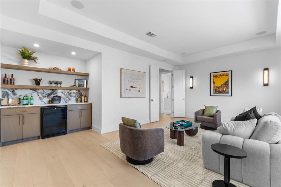 Furnished interior view inside a new home in , Dallas (Image 16).