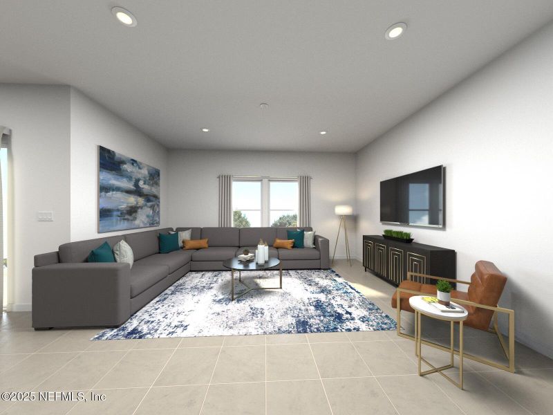 Furnished interior view inside a new home in , Palm Coast (Image 12).