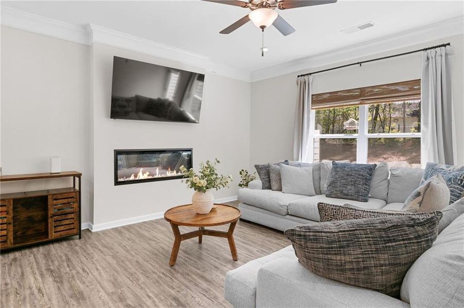 Furnished interior view inside a new home in , Powder Springs (Image 17).