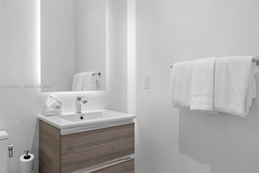 Close-up of interior finishes inside a home in , Miami (Image 19).