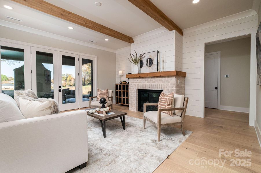 Furnished interior view inside a new home in , Belmont (Image 38).