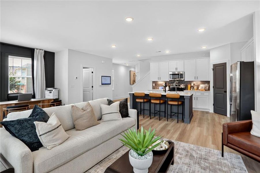 Furnished interior view inside a new home in Governors Parc, Kennesaw (Image 28).