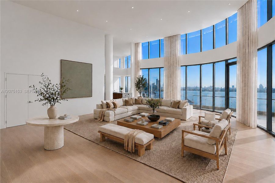 Great Room. UNA Residences Brickell. One or more photos have been virtually staged. Great Room. UNA Residences Brickell. One or more photos have been virtually staged.