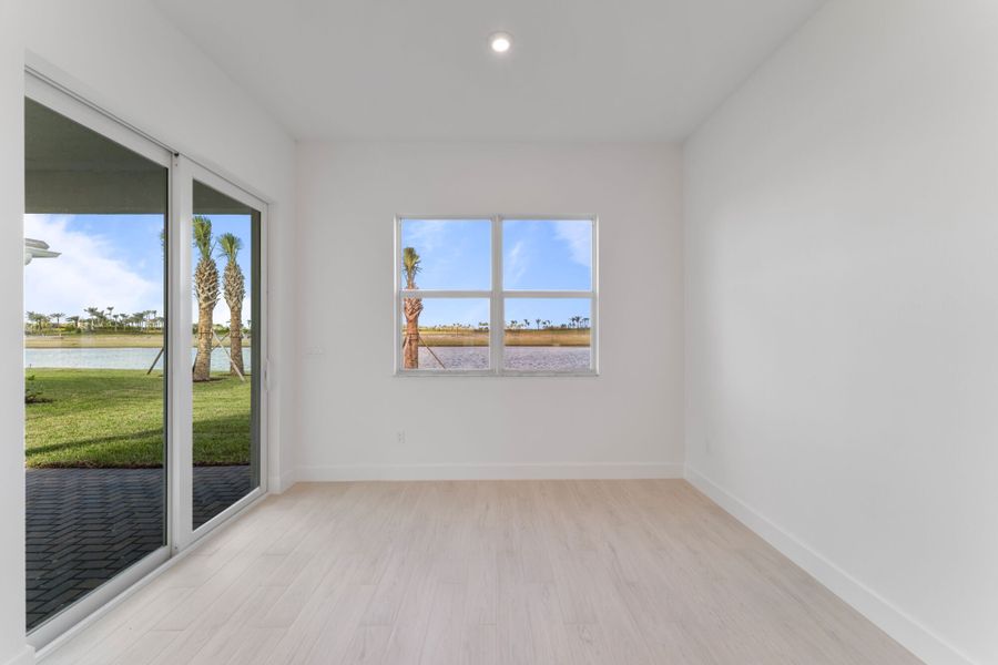 Representative unfurnished interior of a home built from the Rosewood by Mattamy Homes in Tradition, Port St. Lucie (Image 13).