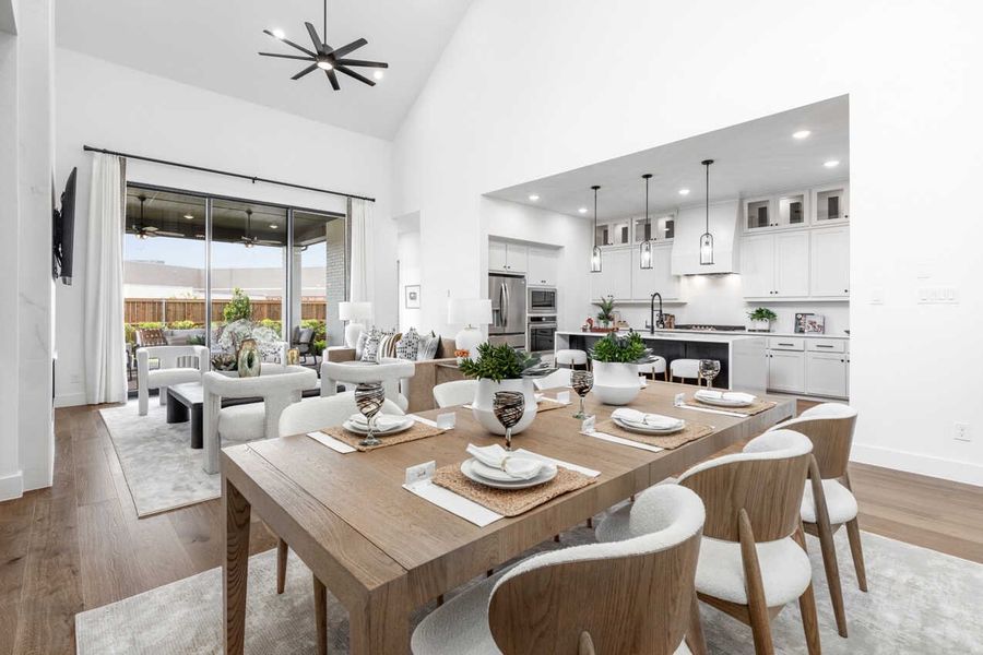 Representative Dining Room - some options shown