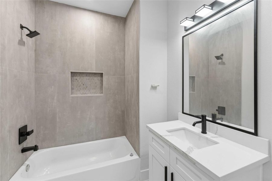 Furnished interior view inside a new home in , Houston (Image 6).