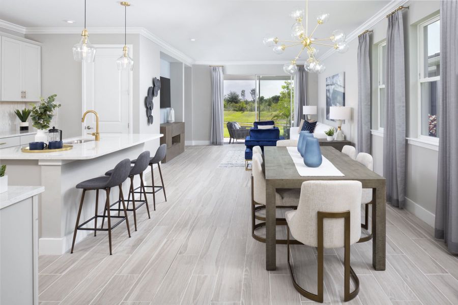 Representative furnished interior of a home built from the Pelican by Mattamy Homes in Wellen Park, Venice (Image 7).