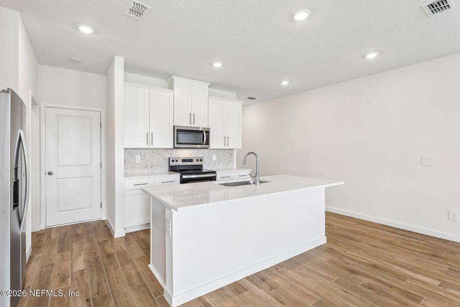 Furnished interior view inside a new home in Parkside at Shearwater, St. Augustine (Image 12).