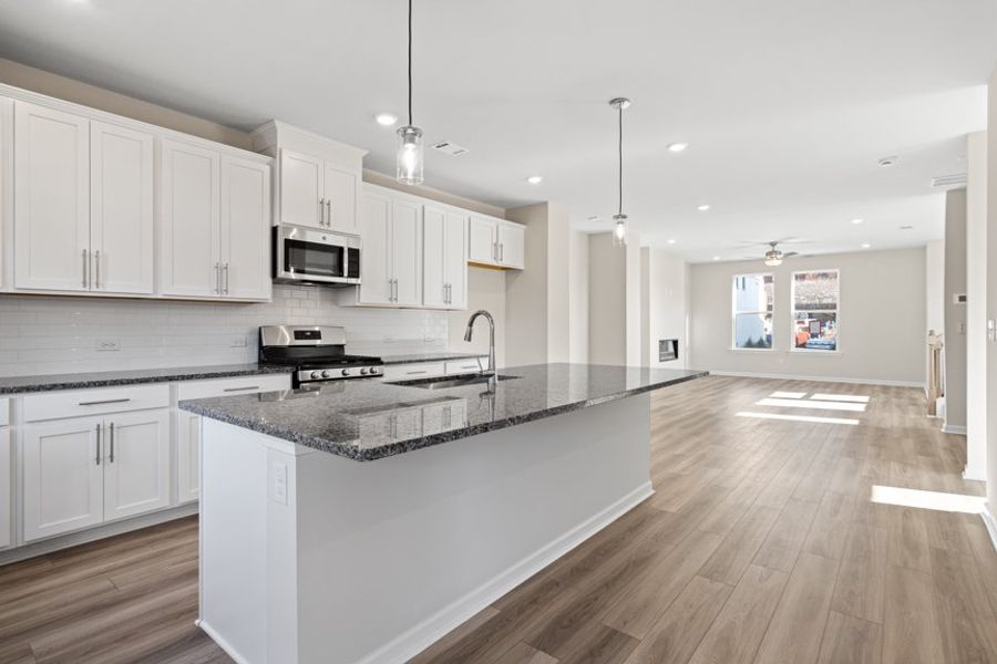 Representative furnished interior of a home built from the Collins by Taylor Morrison in Henson Square, Lawrenceville (Image 10).