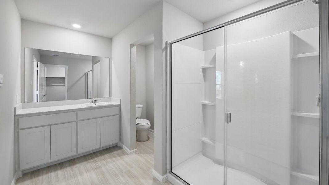 Furnished interior view inside a new home in Monarch at the Meadows, Ponder (Image 11).