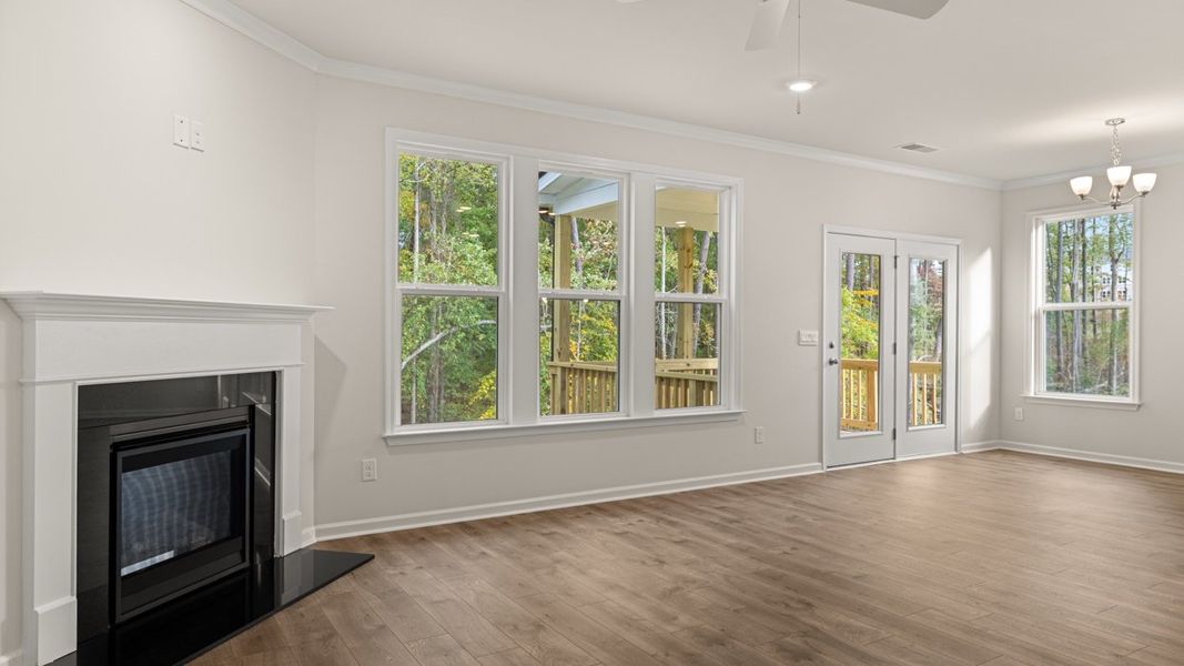 Representative unfurnished interior of a home built from the Summit by D.R. Horton in The Gates at Pates Creek, Hampton (Image 22).