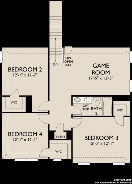 2D floor plan layout of this home in Arcadia Ridge, San Antonio, TX (Image 2). 2D floor plan layout of this home in Arcadia Ridge, San Antonio, TX (Image 2).