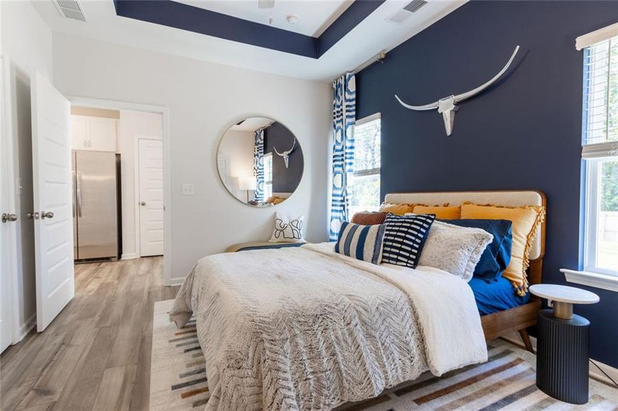 Furnished interior view inside a new home in The Andros, Dalton (Image 11).