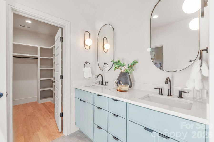 Furnished interior view inside a new home in , Charlotte (Image 36). Furnished interior view inside a new home in , Charlotte (Image 36).