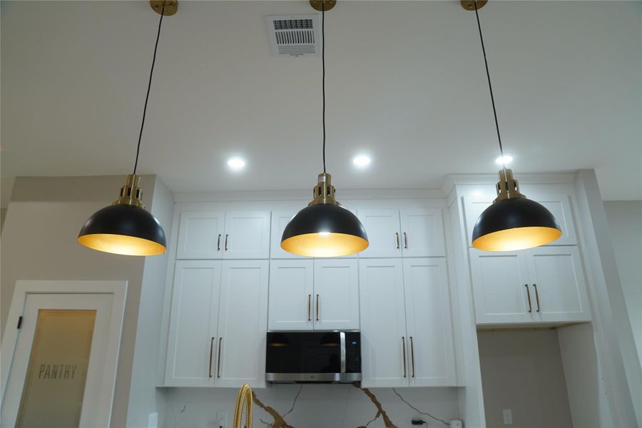 Close-up of interior finishes inside a home in , Houston (Image 34).