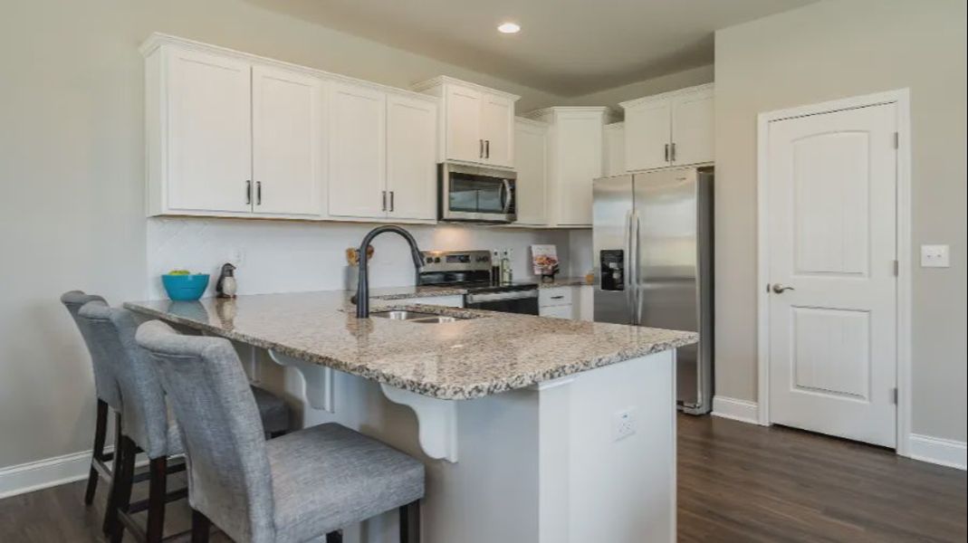 Furnished interior view inside a new home in Battle Bridge, Raleigh (Image 14).