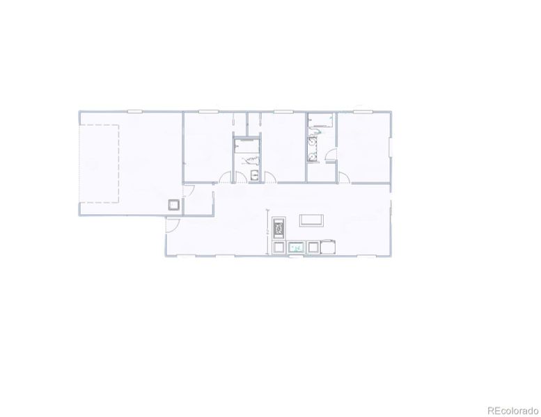 2D floor plan layout of this home in , Colorado Springs, CO (Image 1). 2D floor plan layout of this home in , Colorado Springs, CO (Image 1).