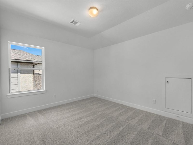Spacious, unfurnished interior of a new home in Austin Point, Richmond (Image 11). Spacious, unfurnished interior of a new home in Austin Point, Richmond (Image 11).