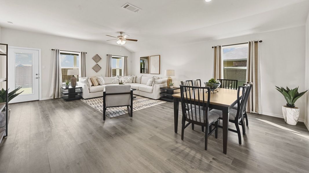 Furnished interior view inside a new home in Waverly Estates, Josephine (Image 16). Furnished interior view inside a new home in Waverly Estates, Josephine (Image 16).