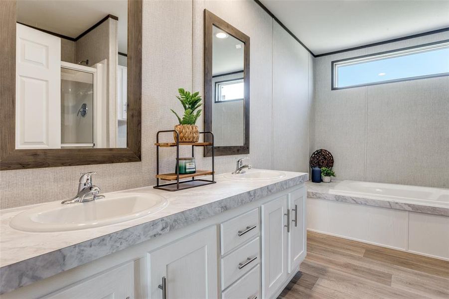 Furnished interior view inside a new home in , Azle (Image 6).