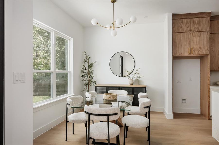 Furnished interior view inside a new home in , Dallas (Image 3). Furnished interior view inside a new home in , Dallas (Image 3).