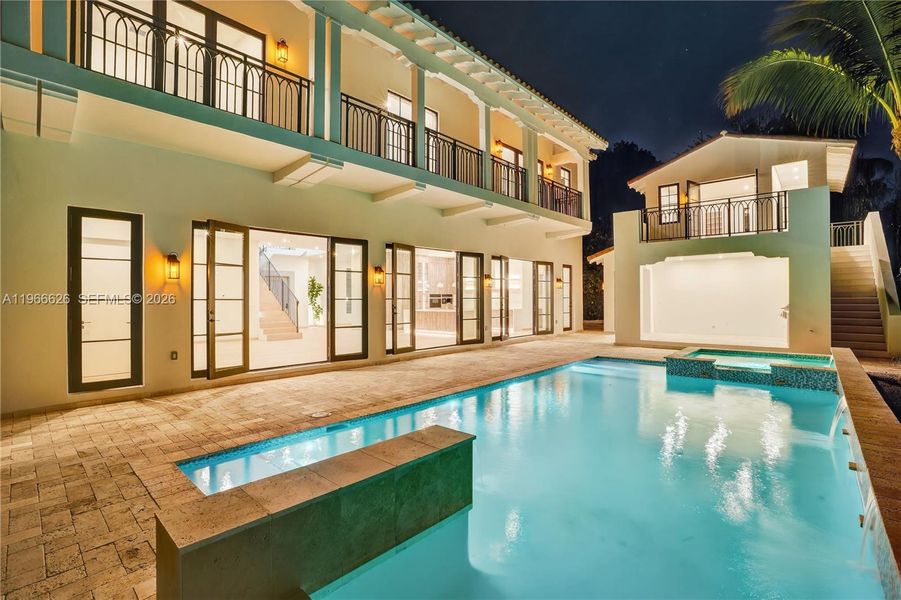 Exterior details and patio area of a home in , Coral Gables (Image 23).