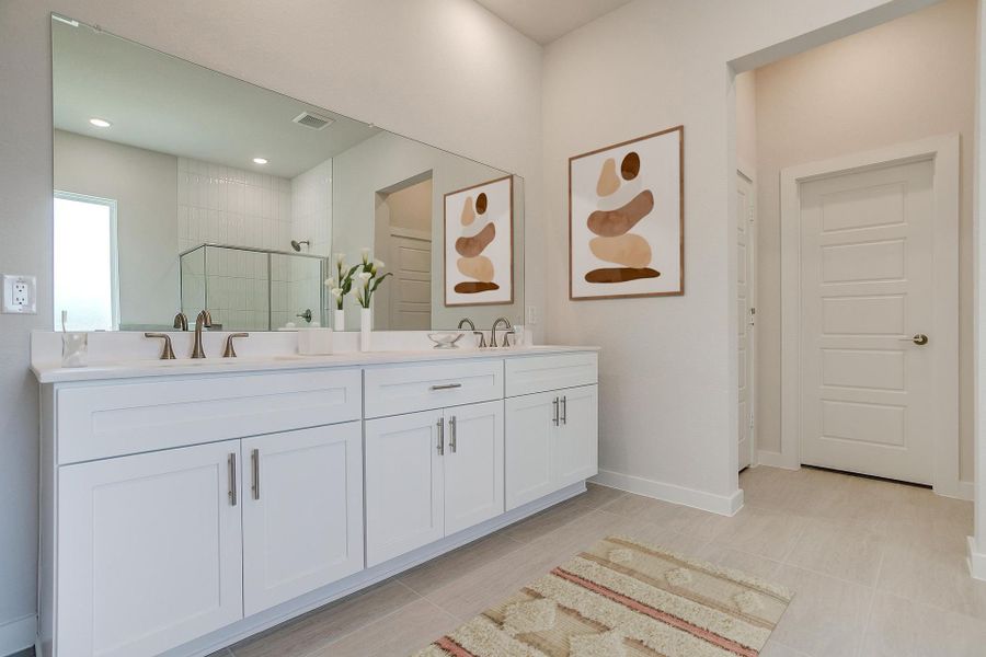 Representative furnished interior of a home built from the Longview by Graham Hart Home Builder in Talon Hills, Fort Worth (Image 18). Representative furnished interior of a home built from the Longview by Graham Hart Home Builder in Talon Hills, Fort Worth (Image 18).
