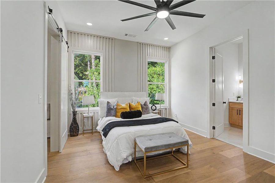 Furnished interior view inside a new home in , Atlanta (Image 36). Furnished interior view inside a new home in , Atlanta (Image 36).