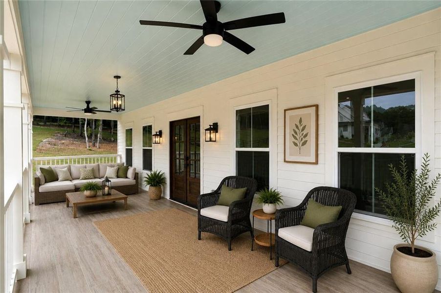 Exterior details and patio area of a home in , Dacula (Image 3). Exterior details and patio area of a home in , Dacula (Image 3).