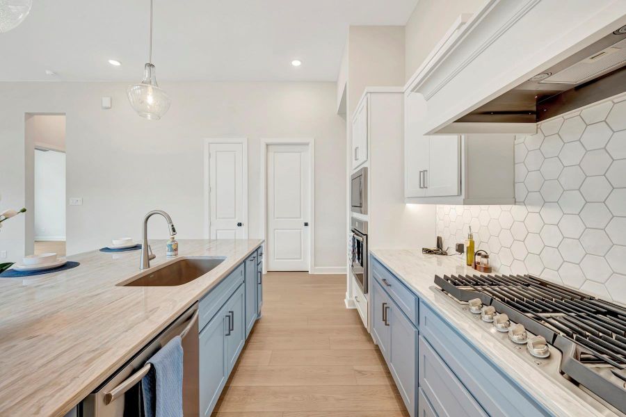 Furnished interior view inside a new home in Grange 45' Homesites, Katy (Image 4).