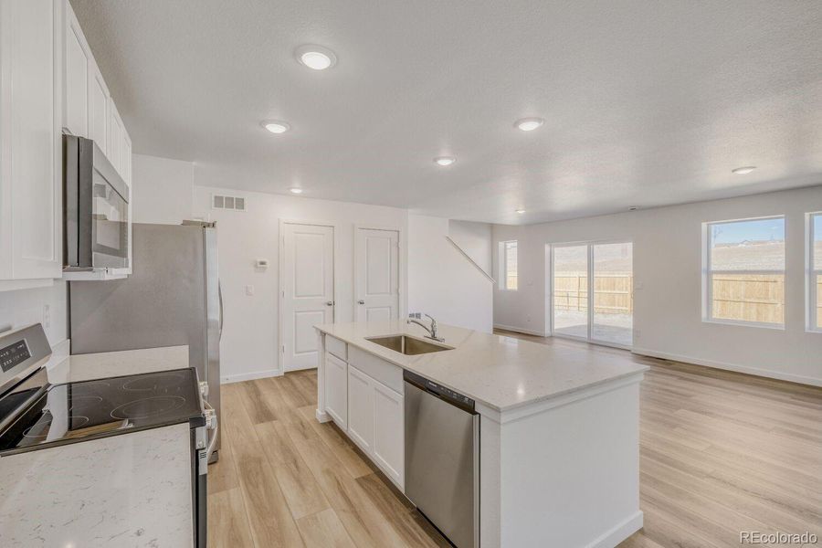 Furnished interior view inside a new home in Copper Chase, Colorado Springs (Image 6).