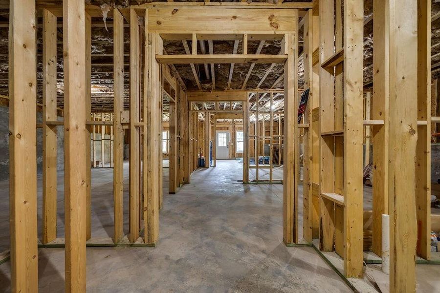 In-progress construction of a new home in , Marietta, GA (Image 36).