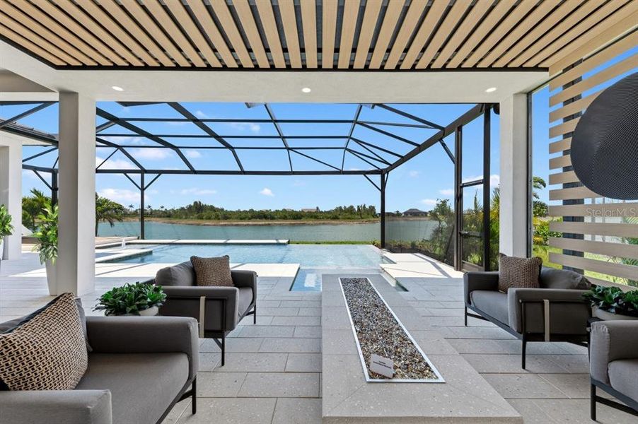 Exterior details and patio area of a home in , Venice (Image 35). Exterior details and patio area of a home in , Venice (Image 35).