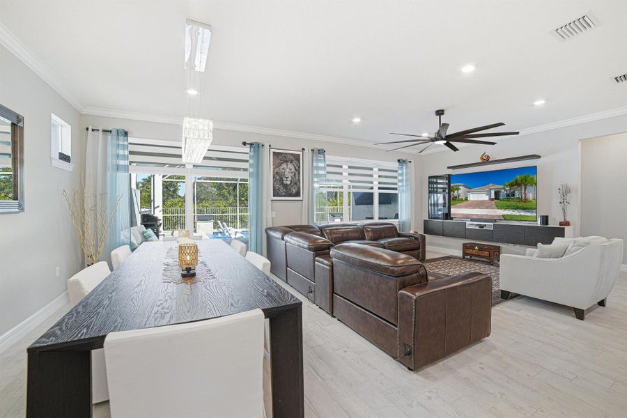 Furnished interior view inside a new home in Windsong Estates, Lake Worth (Image 56).