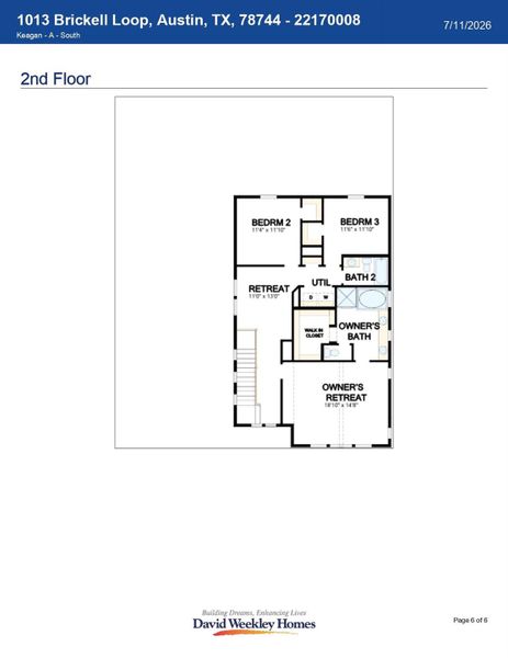 Floor Plan - 2nd Floor