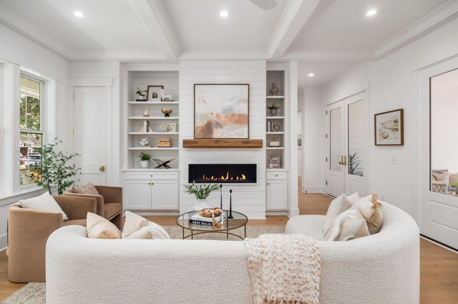Furnished interior view inside a new home in , Mount Pleasant (Image 4).