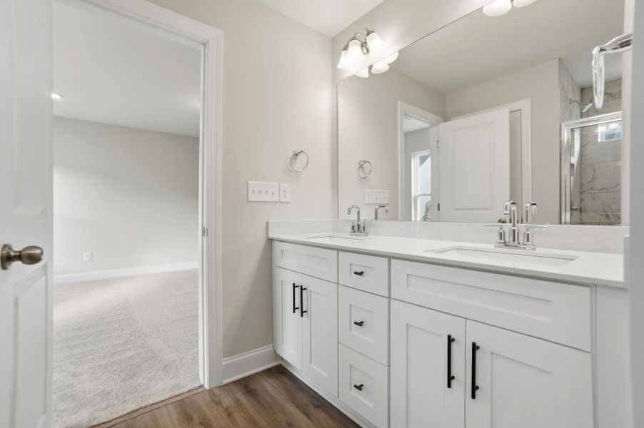 Furnished interior view inside a new home in Harrisburg Village Townhomes, Harrisburg (Image 20).