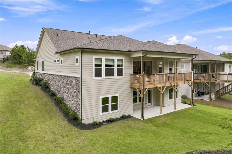 Exterior details and patio area of a home in , Flowery Branch (Image 29). Exterior details and patio area of a home in , Flowery Branch (Image 29).