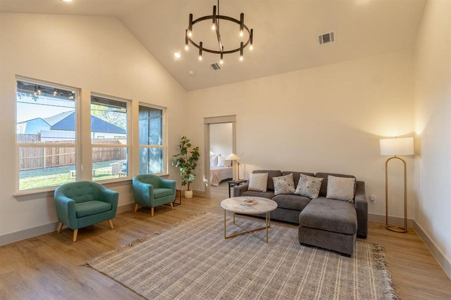 Furnished interior view inside a new home in , Fort Worth (Image 5).