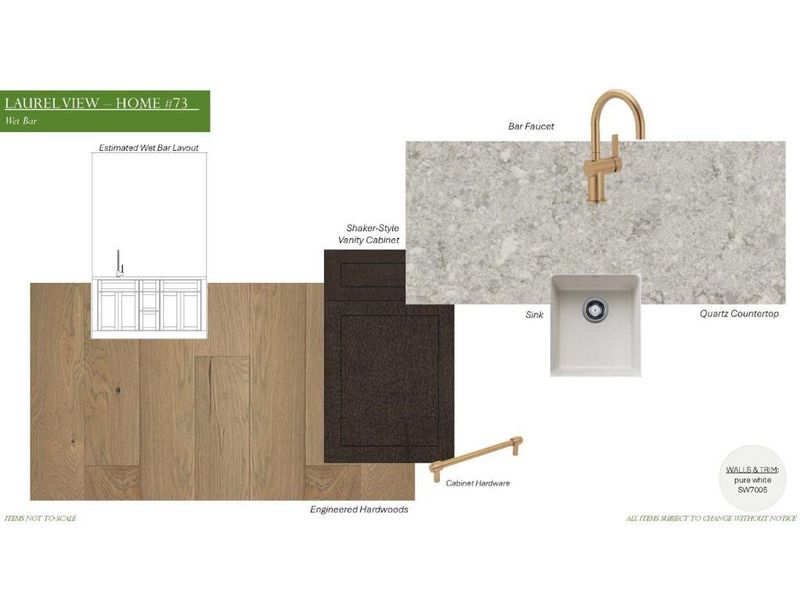 Sample of building materials used in homes in Laurel View, Suwanee (Image 40).